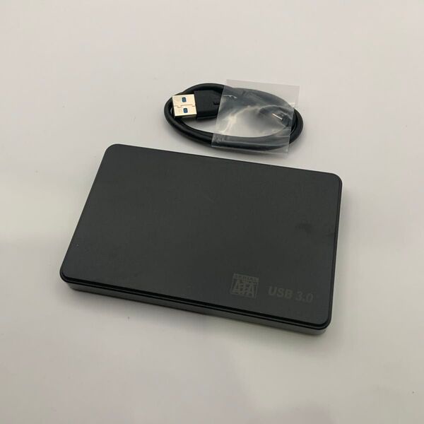 HDDケース 外付け 2.5インチ USB3.0 SATA HDD SSD モバイルハードディスクボックス ネジ工具不要