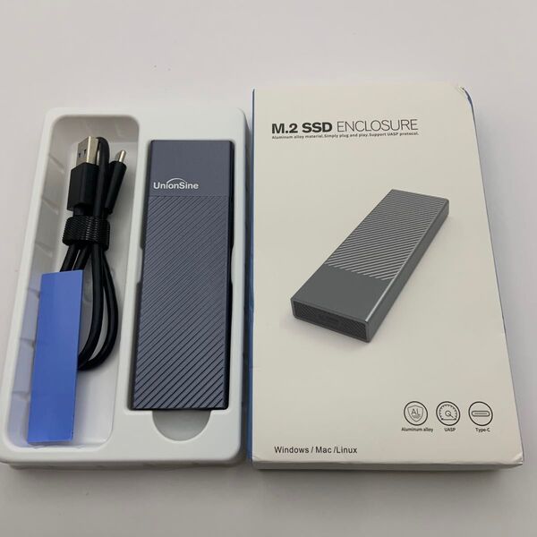 【新品】 M.2 SSD 外付け ケース ポータブルSSD USB 3.1