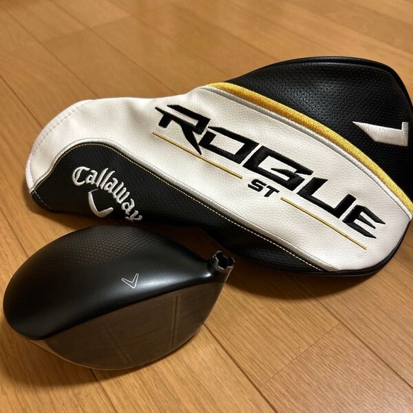 (希少)キャロウェイ ROGUE ST トリプルダイヤS 9度ヘッド &ヘッドカバー