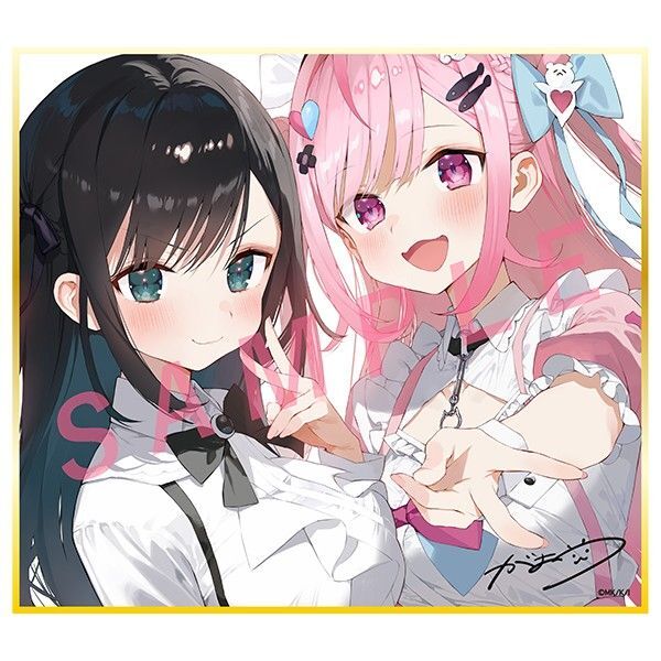 ギルます×結城さくなコラボイラスト記念色紙
