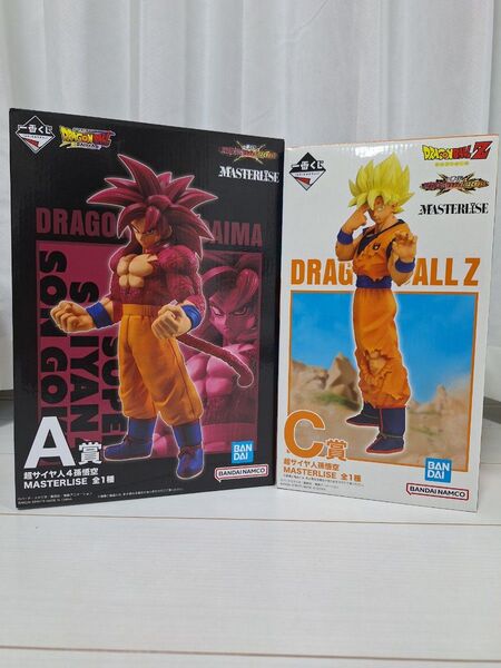 一番くじ ドラゴンボール vsオムニバスCROSS MASTERLISE A賞 C賞 フィギュア2体セット