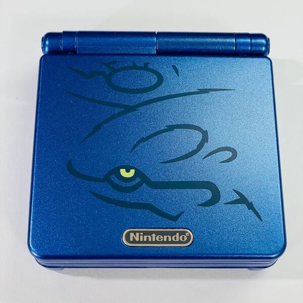 【新品シェル】ゲームボーイアドバンスSP 本体 カイオーガ エディション AGS-001 任天堂 GBASP