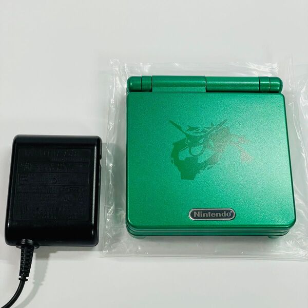 【新品シェル】ゲームボーイアドバンス SP レックウザ 充電器付き AGS-001 Nintendo GBA