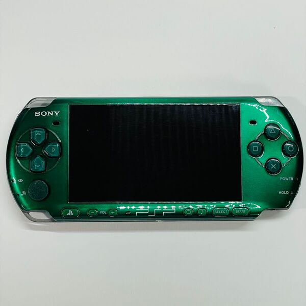 【美品】SONY PSP-3000 スピリティッド グリーン 本体 プレイステーションポータブル