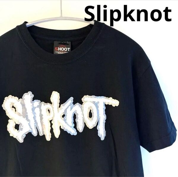 Slipknot Tシャツ SHOOT Mサイズ ブラック スリップノット バンドTシャツ