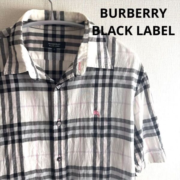 BURBERRY BLACK LABEL 半袖シャツ 三陽商会 バーバリー