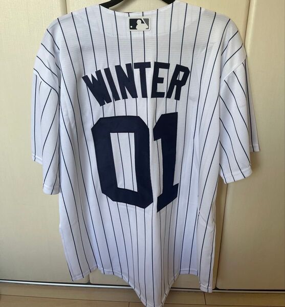 aespa エスパ ウィンター Winter ベースボールシャツ ユニフォーム Tシャツ