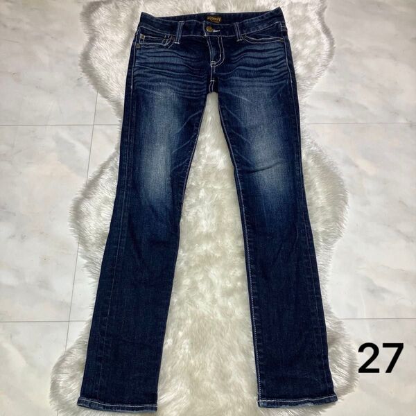 MOUSSY マウジー デニムパンツ スキニーデニム ジーンズ パンツ ジーパン 27インチ