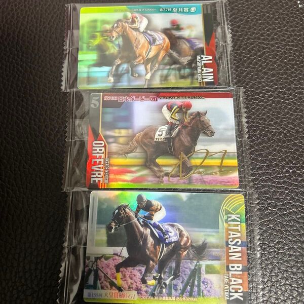 サラブレッドホースコレクション オルフェーヴル レア 第2R 池添謙一 競馬カード 金箔 サイン