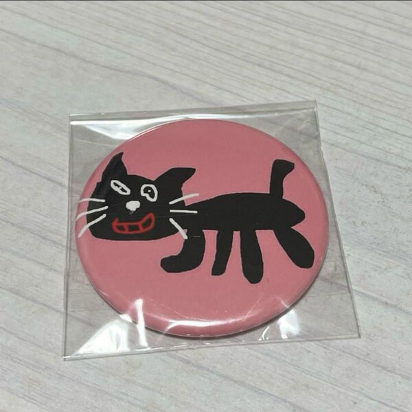 【未開封】キヨ 缶バッジ 全身 ピンク アイコン キヨ猫