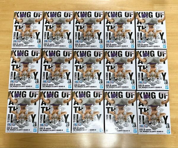ワンピース KING OF ARTIST ルフィ ギア5 ニカ 15体セット