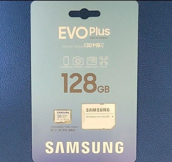 【新品未開封】Samsung microSD 128GB EVO Plus SDHCメモリーカード SDカード SDHCカード