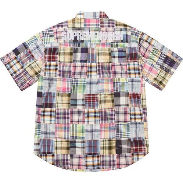 サイズM Supreme GOODENOUGH Shirt Multi シュプリーム グッドイナフ パッチワーク シャツ