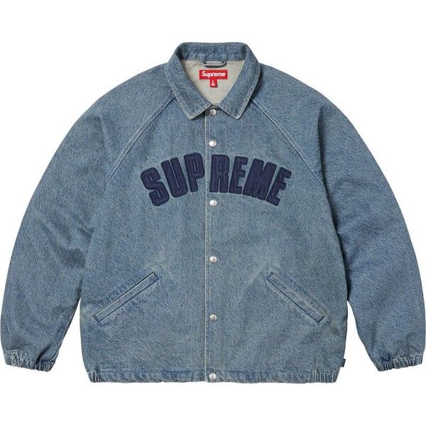 サイズM Supreme Arc Denim Coaches Jacket シュプリーム デニム コーチジャケット インディゴ
