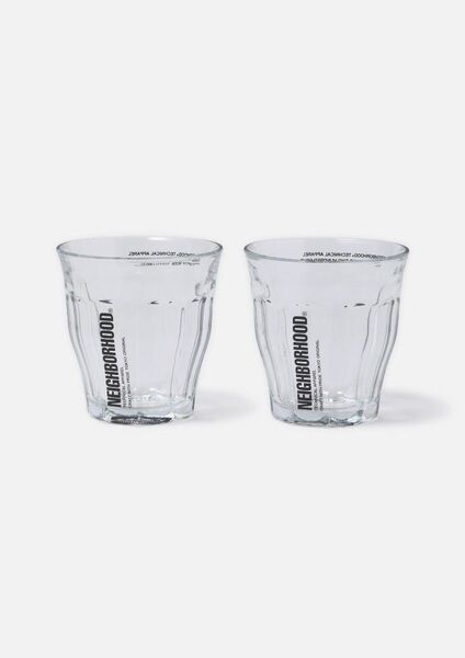 NEIGHBORHOOD LOGO DURALEX GLASS SET CLEAR ネイバーフッド デュラレックス コップ グラス