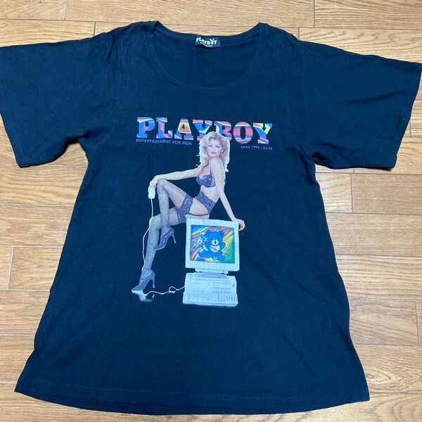 ヒステリックグラマープレイボーイコラボゆったりTシャツ