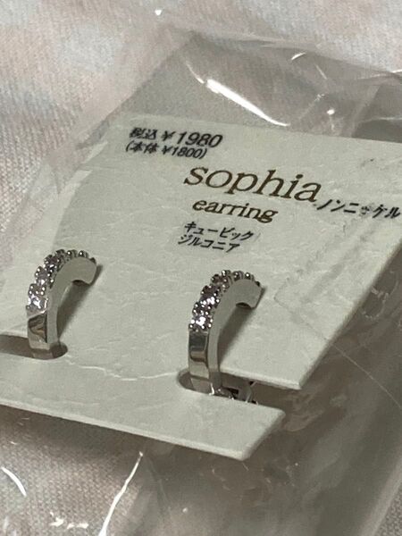 イヤリング クリップ式 フープ ジルコニア ノンニッケル