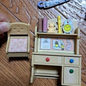 Sylvanian Families シルバニアファミリー シルバニア 勉強 当時物 家具 平成
