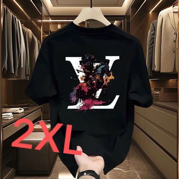 Tシャツ 半袖 黒 2XL