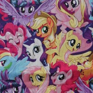マイリトルポニー 生地 はぎれ 27×107cm