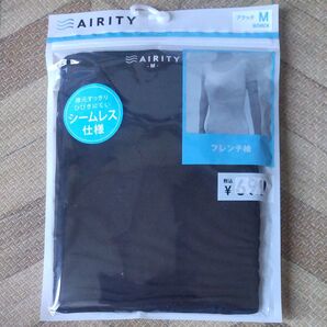 AIRITY フレンチ袖インナー ブラック M