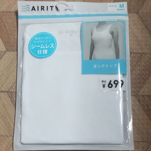 AIRITY タンクトップ ホワイト M