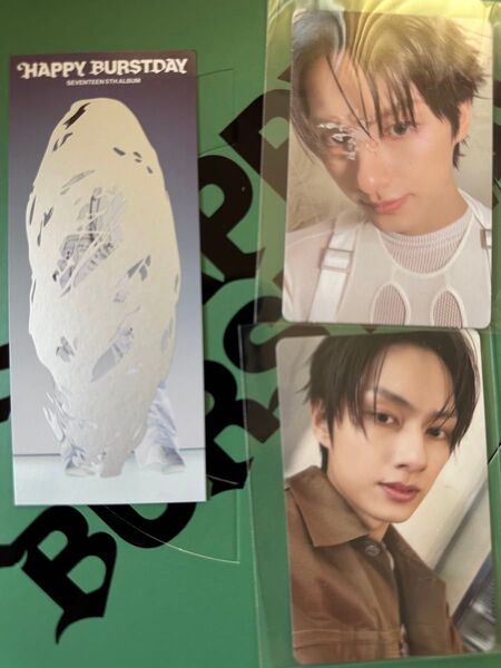 即日発送 seventeen happy burst day トレカ ジュン セブチ HMV特典 スクラッチカード