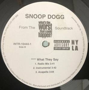 WESTSIDE / SNOOP DOGG - **** WHAT THEY SAY / 2001 / QUEEN LATIFAH - EVERYWHERE YOU GO FEAT SARA JANE / SOUNDTRACK CUT PRESS