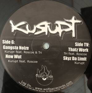 WESTSIDE / US PROMO ONLY / KURUPT / GANGSTA NOIZE FEAT ROSCOE & TRI / NOW WUT FEAT ROSCOE / THATZ WORK FEAT ROSCOE / SKYZ DALIMIT