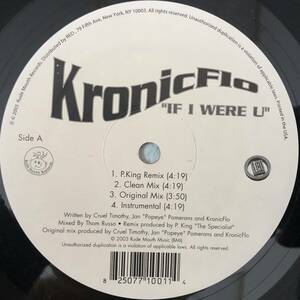 KRONICFLO / IF I WERE U / 2003 HIPHOP R&B