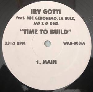 US PROMO / IRV GOTTI FEAT MIC GERONIMO JA RULE JAY-Z DMX / TIME TO BUILD