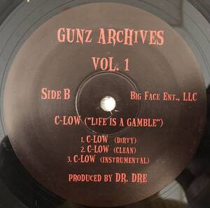 WESTSIDE / GUNZ ARCHIVES / TRIGGA HAPPY FEAT RASKASS - TRIGGA HAPPY / C-LOW LIFE IS A GAMBLE / PRO BY DR.DRE