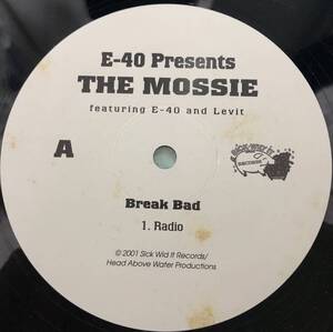 WESTSIDE / E-40 / THE MOSSIE / BREAK BAD / US ORIGINAL / 2001 HIPHOP G-RAP / 人気盤