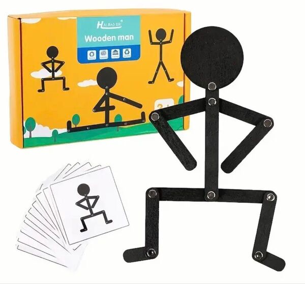 未使用 マッチングパズル ゲーム 絵合わせ 知育玩具 木製 モンテッソーリ おもちゃ