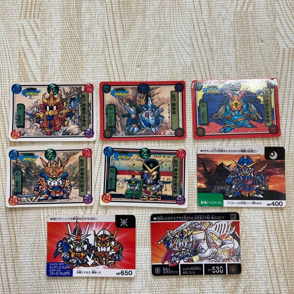 No.3 ガンダム バンプレスト バンダイ カードダス レア 当時物 8枚