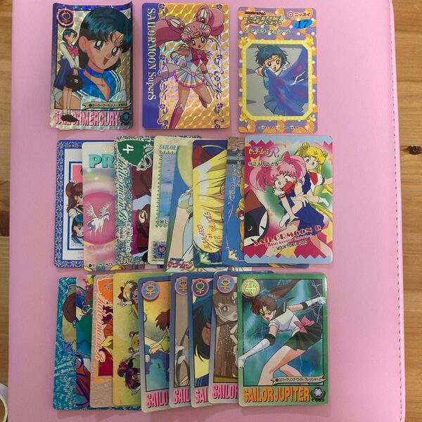 希少 当時物 セーラームーン カード カードダス キラ シール 20枚