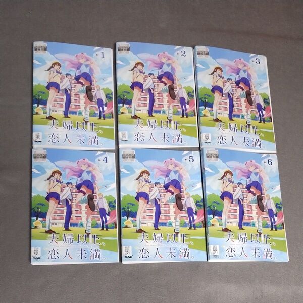 送料無料 夫婦以上、恋人未満 dvd 全6巻セット ケース無し レンタル落ち 原作:金丸祐基 KADOKAWA/ヤングエース