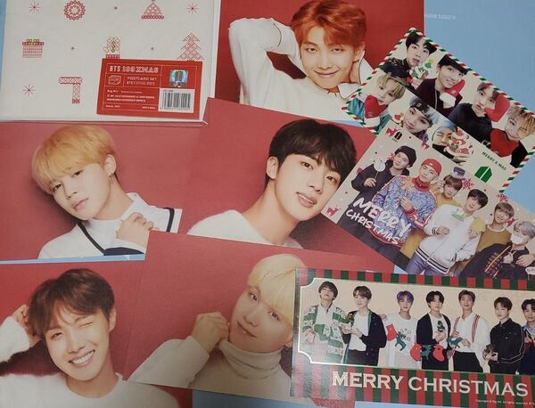 BTS 公式 渋谷109 POPUPストア限定 ポストカード FCクリスマスカードオマケ テテ&ジョングクなし