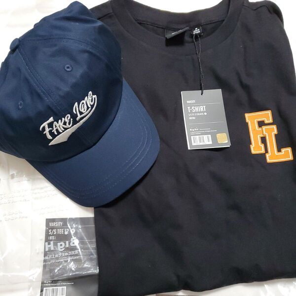 BTS 公式 新品未使用 タグつき FAKELOVE Tシャツ Mサイズ 新品未使用 CAP フリーサイズ