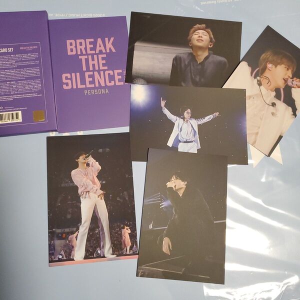 BTS 公式 抜けあり BREAKTHESILENCE POSTCARD ポストカード