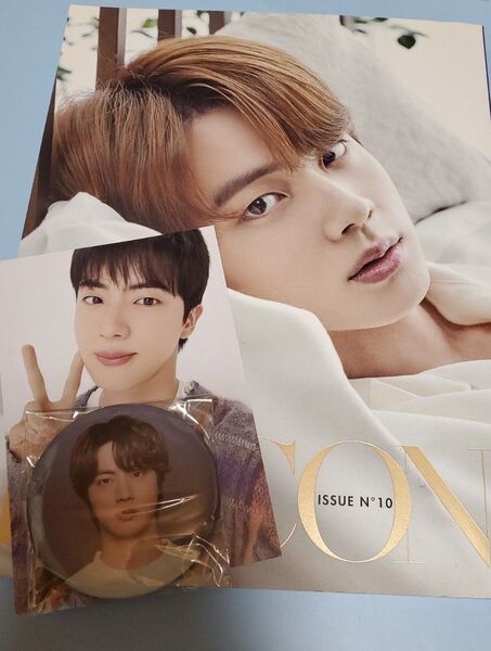 BTS 公式 JIN ジン DICON フォトブック 写真集 SOWOOZOO缶バッジ Happy 特典フォトカードオマケ