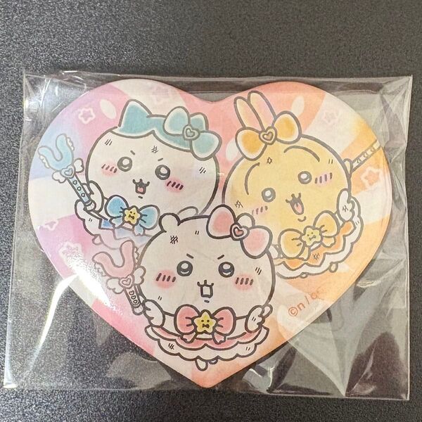 ちいかわ まじかるちいかわ ハチワレ うさぎ ハート缶バッジ ハート カンバッジコレクション