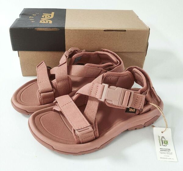 未使用品 Teva ハリケーン サンダル 22㎝ テバ ピンク HURRICANE VERGE スポーツ フラットサンダル