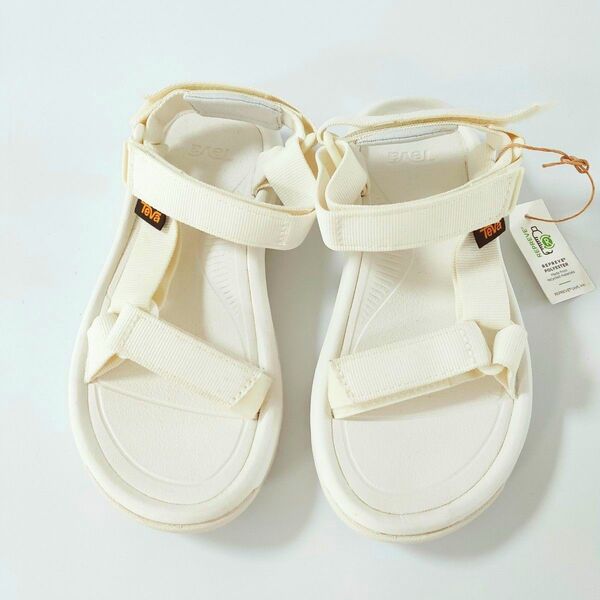 未使用品 Teva ハリケーン サンダル 22㎝ テバ ホワイト HURRICANE XLT2 スポーツサンダル