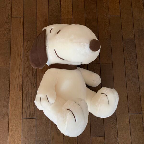 SNOOPY グランデぬいぐるみ ブラウンおすわりver 特大 約30cm