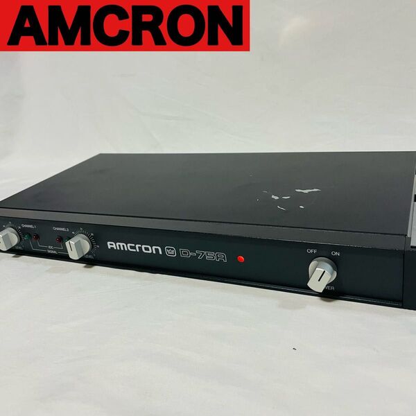 AMCRON D-75A パワーアンプ 動作確認済み
