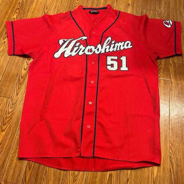 広島東洋カープ ユニフォーム 51 XLサイズ Oサイズ 鈴木誠也 Carp