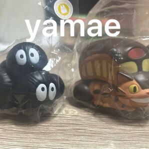 新品 となりのトトロ 指人形 ネコバス まっくろくろすけ どんぐり共和国 フィギュア ソフビ