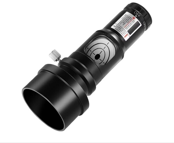 NEEWER 赤色レーザーコリメーター 1.25"/3.175cmコリメーション接眼レンズ 調整可能 2インチアダプター付き