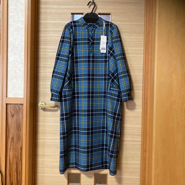 【極美品】ミナペルホネン☆タータン☆ワンピース☆36サイズ♪税込85,800円